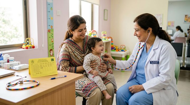 Child Vaccination Clinic at Awadh Hospital