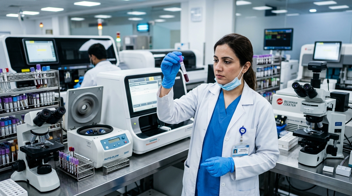 Pathology Laboratory Blood Analysis Vacutainer